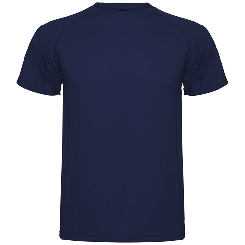 Montecarlo sportowa koszulka męska z krótkim rękawem Navy Blue R04251R1 