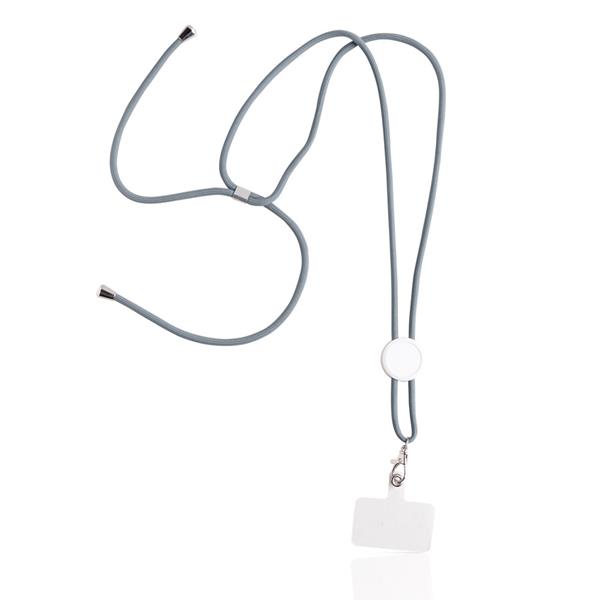 Gadżet reklamowy - Smycz z uchwytem na telefon z RPET / Daily