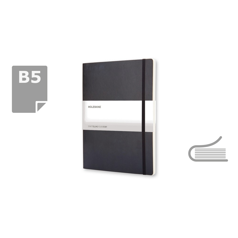 MOLESKINE Notatnik ok. B5 Czarny VM402-03 