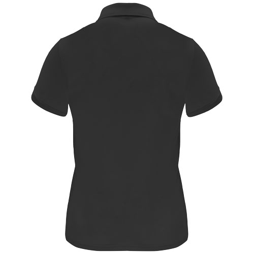 Monzha sportowa koszulka damska polo z krótkim rękawem Czarny R04103O1 (2)