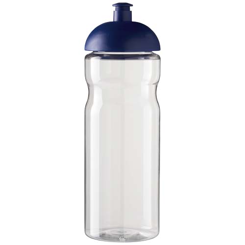 Bidon H2O Eco o pojemności 650 ml z wypukłym wieczkiem Przezroczysty-Niebieski 21009893 (2)