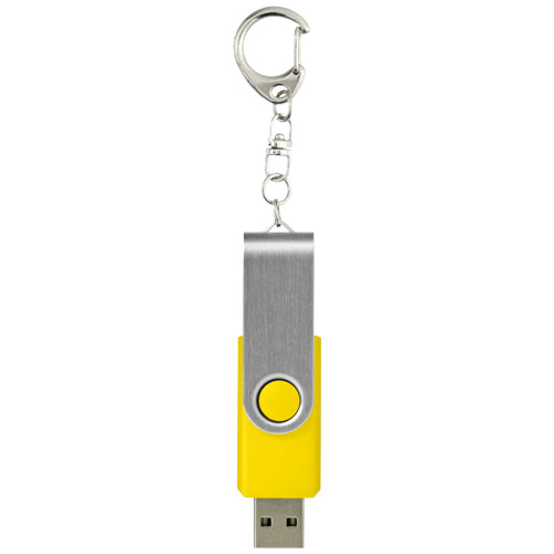 Rotate pendrive wyposażony w interfejs USB 3.0 z łańcuchem do kluczy Żółty 1Z50711K (2)