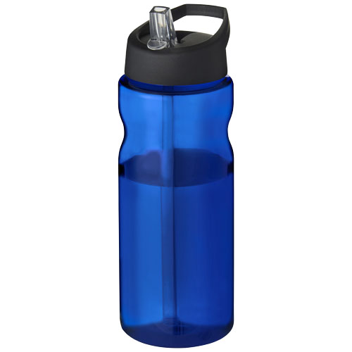 Bidon H2O Base® o pojemności 650 ml z wieczkiem z słomką Niebieski-Czarny 21004904 