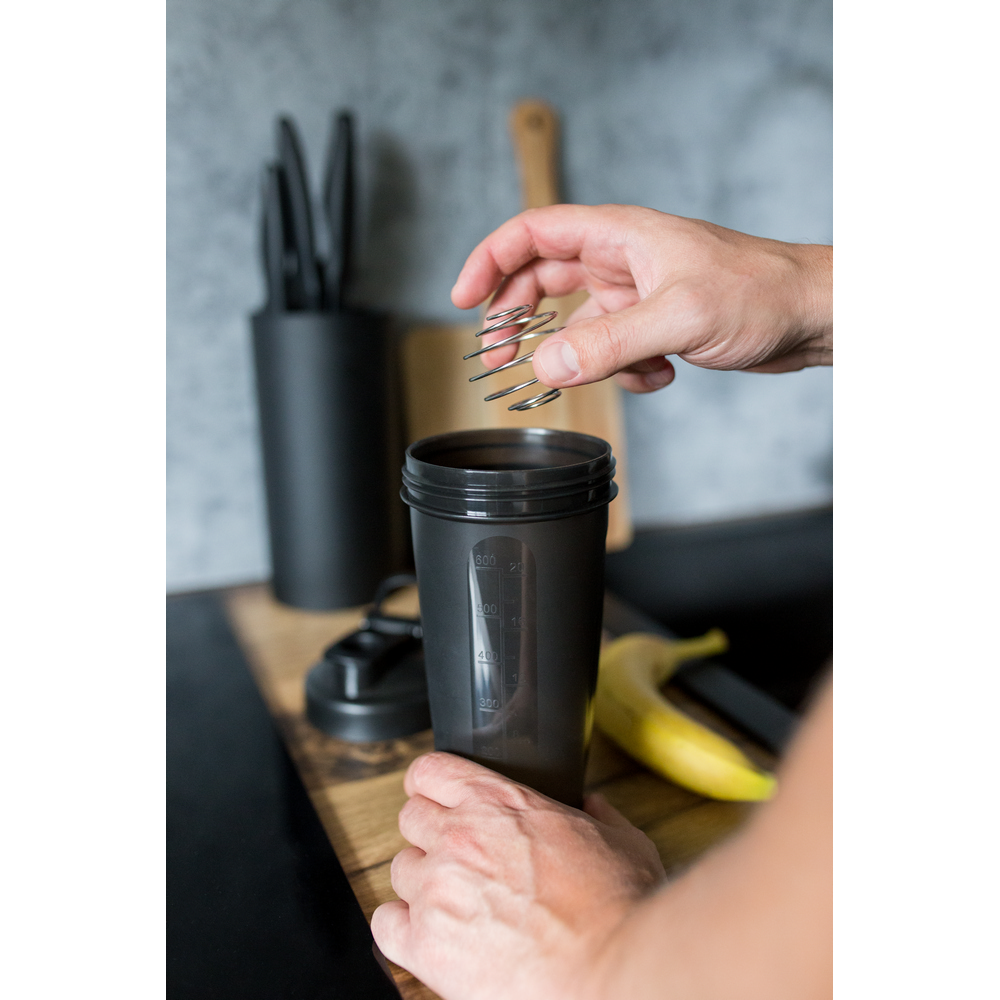 Butelka sportowa 750 ml, shaker | Urelles Czarny VA102-03 (9)