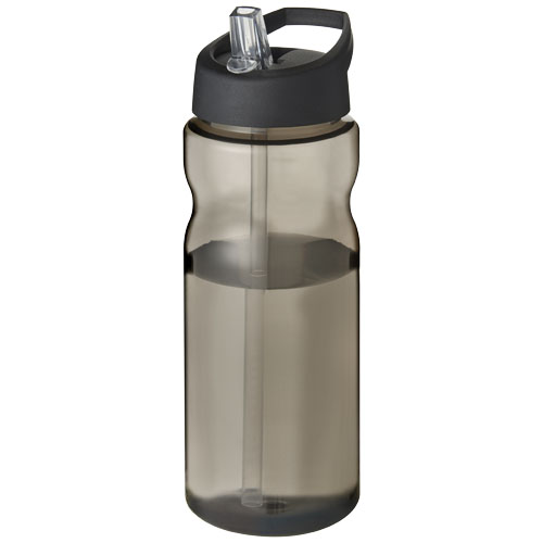 Bidon H2O Eco o pojemności 650 ml z wieczkiem z dzióbkiem Węgiel drzewny-Czarny 21009900 