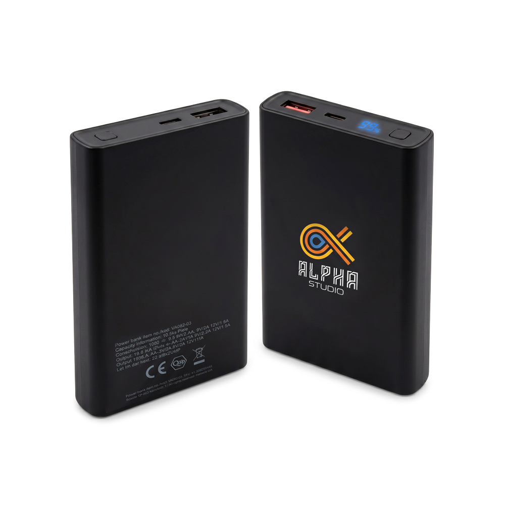 Power bank 10000 mAh | Nils Czarny VA082-03 (1)