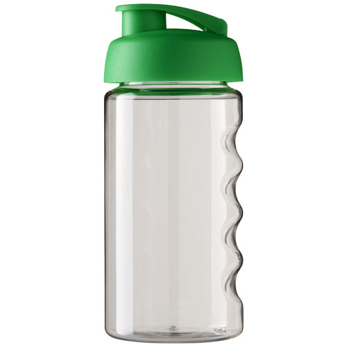 Bidon H2O Bop® o pojemności 500 ml z wieczkiem zaciskowym Przezroczysty-Zielony 21005006 (2)