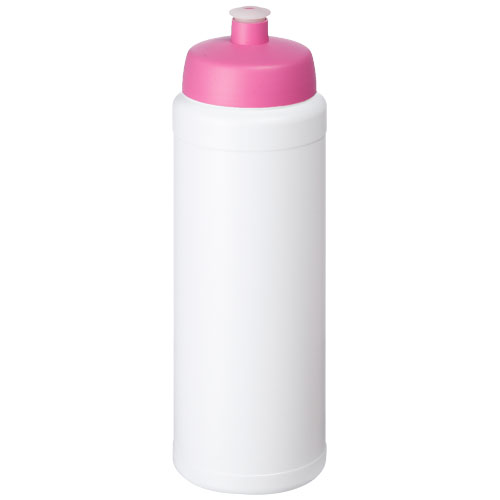 Bidon Baseline® Plus o pojemności 750 ml z wieczkiem sportowym Biały-Różowy 21069008 