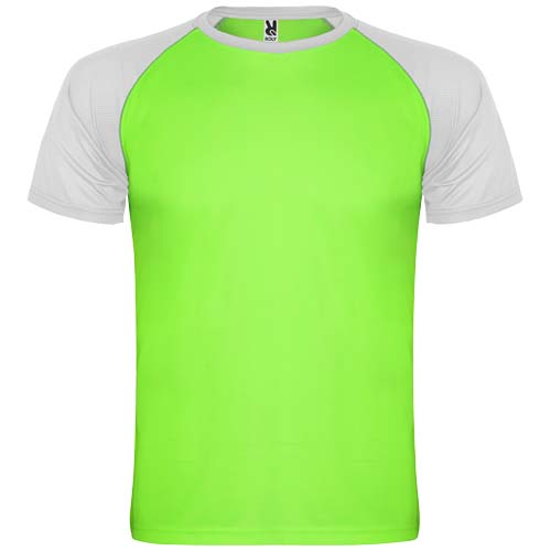 Indianapolis sportowa koszulka unisex z krótkim rękawem Fluor Green R66509J6 