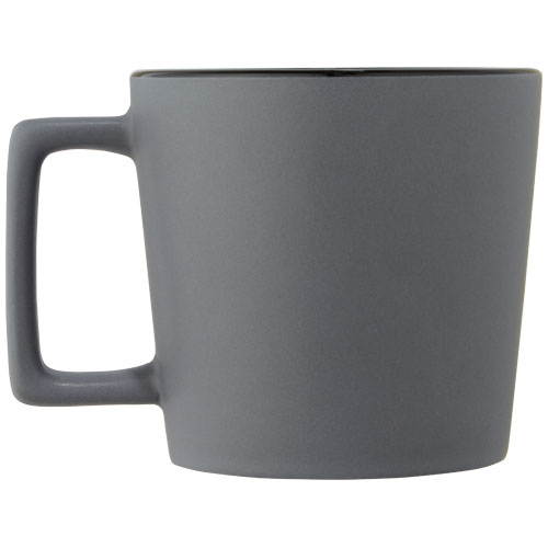 Cali Kubek ceramiczny o pojemności 370 ml z matowym wykończeniem Czarny-Matowy szary 10090090 (4)
