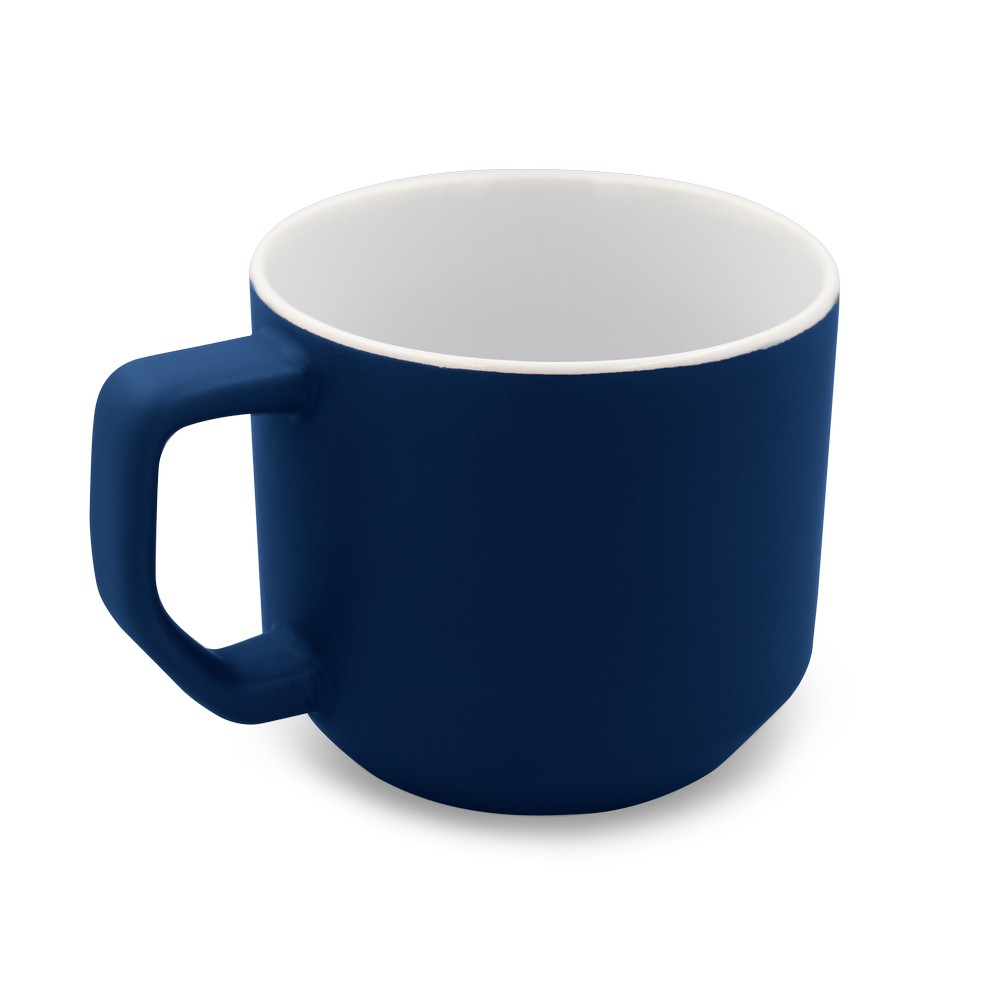 Kubek ceramiczny 330 ml | Everika Granatowy VA903-04 