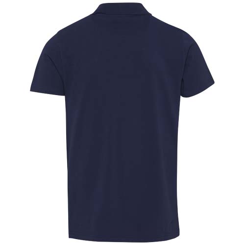 Graphite organiczna koszulka polo unisex o gramaturze 180 g/m², z krótkim rękawem i certyfikatem OCS Granatowy 3955955A (3)