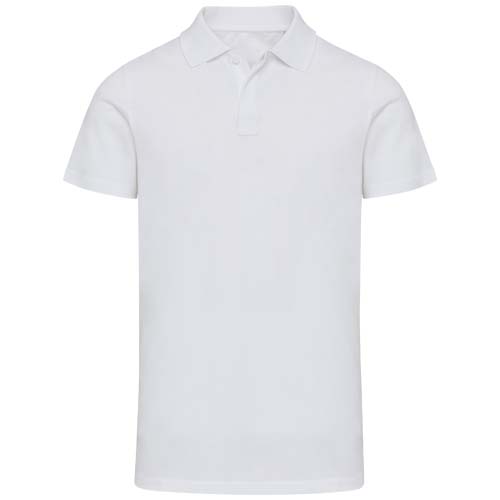 Graphite organiczna koszulka polo unisex o gramaturze 180 g/m², z krótkim rękawem i certyfikatem OCS Biały 39559010 (2)