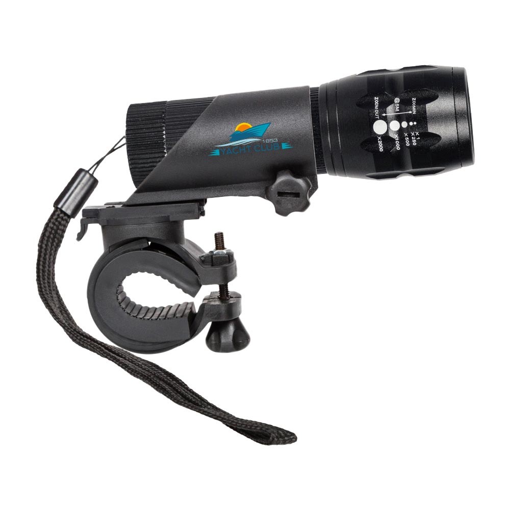 Latarka 1 CREE LED Air Gifts, lampka rowerowa | Cynthia Czarny V8747-03 (9)