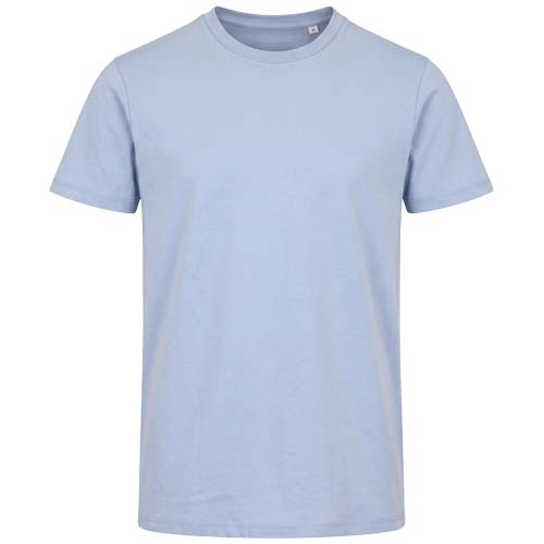 Balfour organiczna koszulka unisex o gramaturze 200 g/m² z krótkim rękawem i certyfikatem OCS Niebieski mgła 3955750A (2)