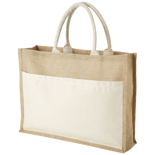Jutowa torba na zakupy Mumbay Naturalny-Naturalny 11952600 