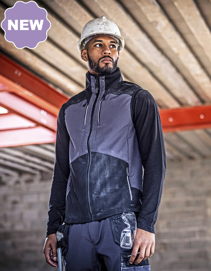 Kamizelka Ocieplana Softshell Wodoodporna - Slate Grey & Black Slate Grey RG749-997759 (1)