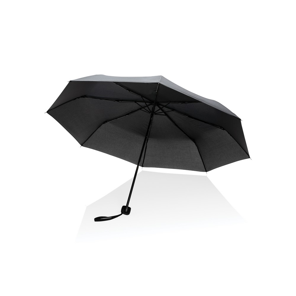 Mały parasol manualny 21" AWARE RPET Czarny P850.581 