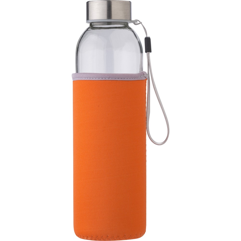 Szklana butelka 500 ml Pomarańczowy V0939-07 (4)