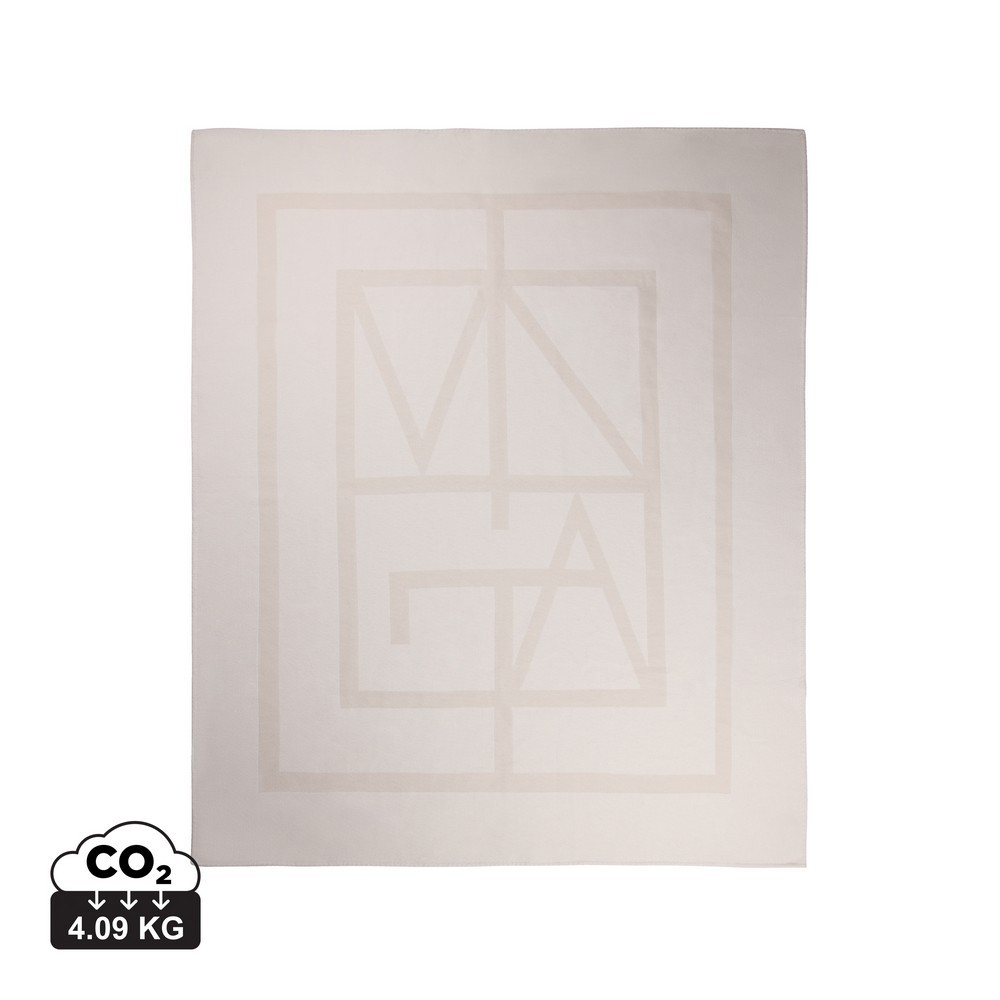 Koc VINGA Monogram Biały VG640-02 (7)