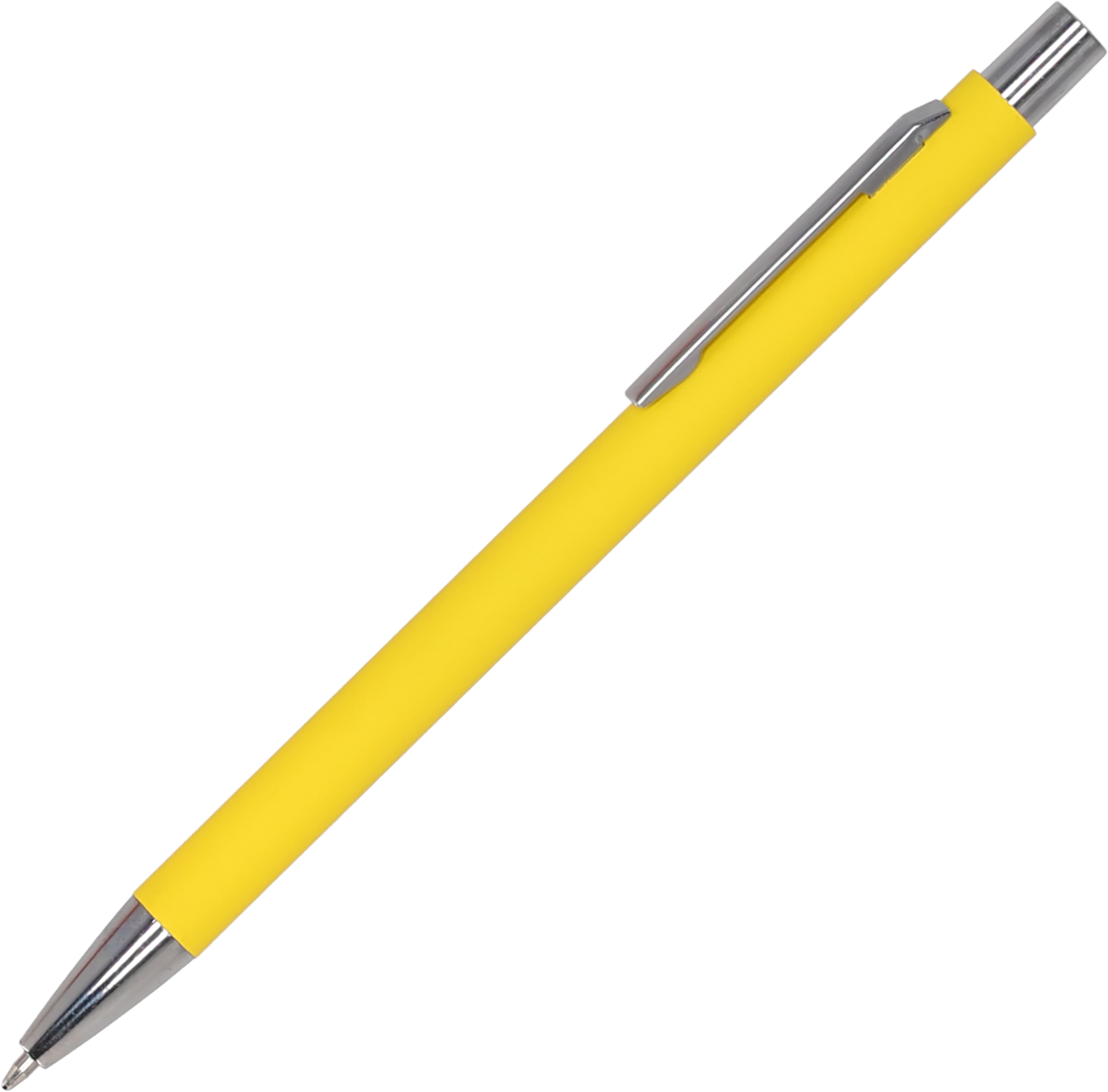 Długopis metalowy soft touch GIORGIO żółty 1368008 