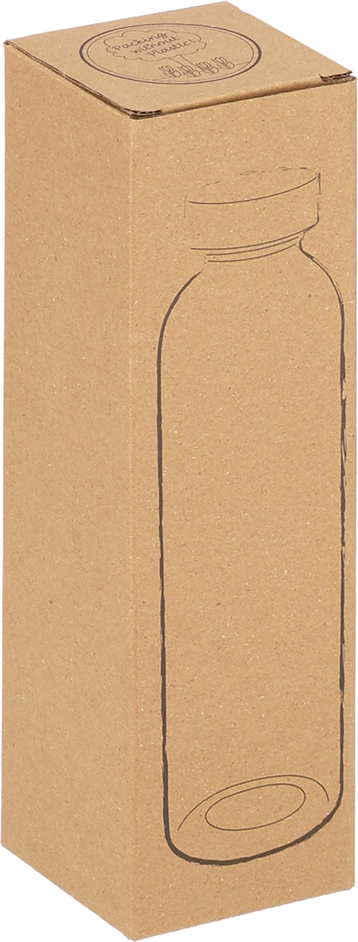 Butelka szklana ANTALYA 600 ml Przeźroczysty 526566 (5)