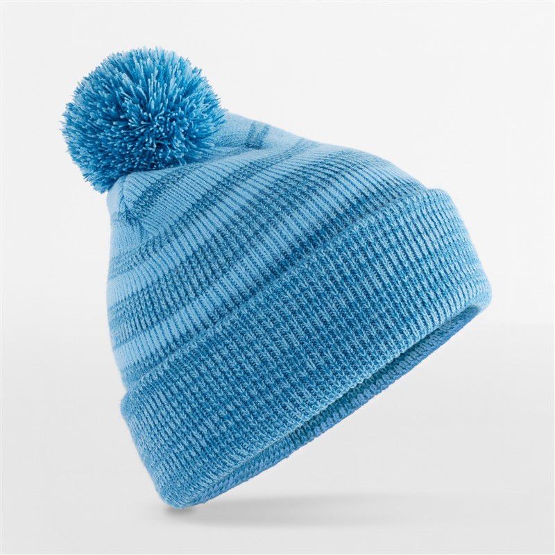 Czapka dzianinowa w paski Team Sky Blue CB476-1398343 (1)
