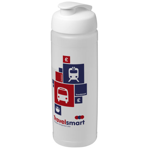 Bidon Baseline® Plus o pojemności 750 ml z wieczkiem zaciskowym Przezroczysty-Biały 21007016 (1)