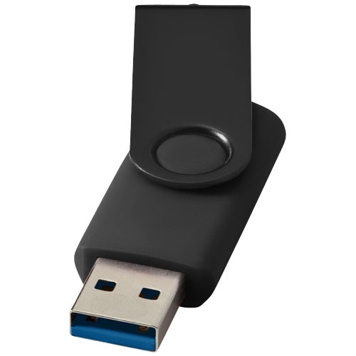 Rotate metaliczny pendrive wyposażony w interfejs USB 3.0 Czarny 1Z50890N 