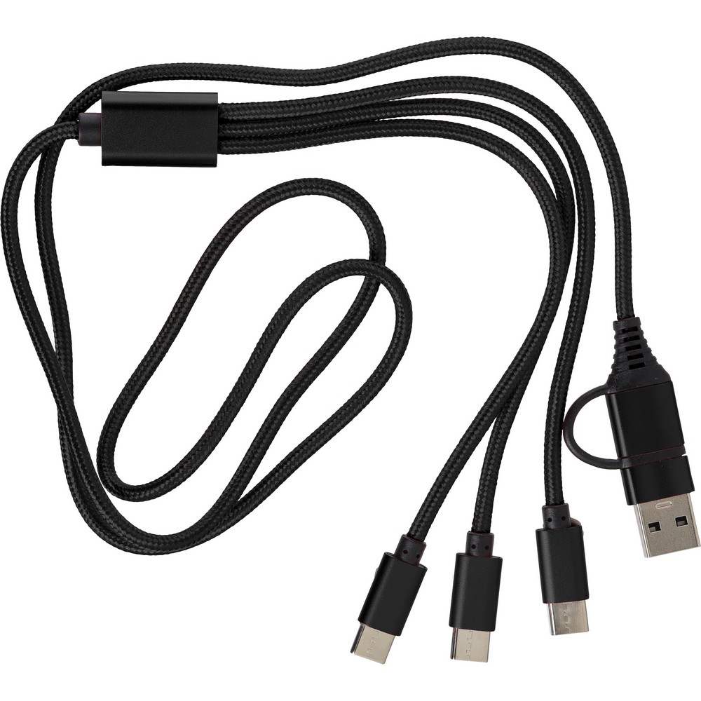 Kabel do ładowania 6 w 1 Czarny VB331-03 (3)