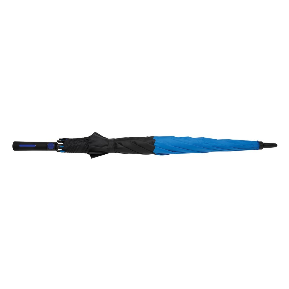 Parasol sztormowy 27", automatyczny AWARE™ RPET Niebieski P850.685 (3)