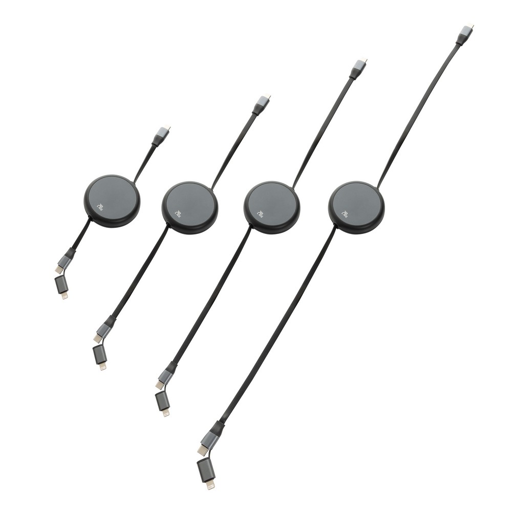 Zwijany kabel do ładowania 240W Terra Black P302.7701 (2)