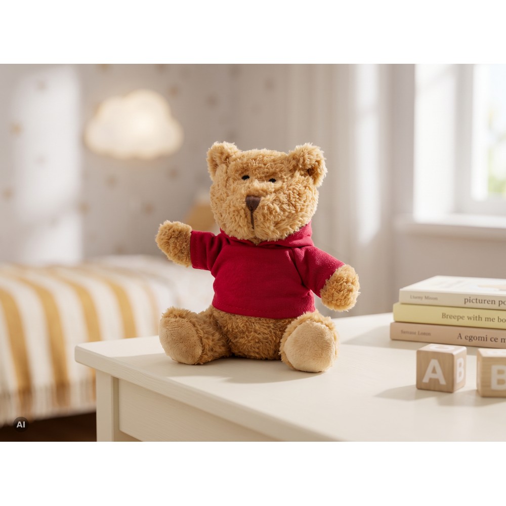 Pluszowy miś z koszulką | Camicero Czerwony HE863-05 (1)