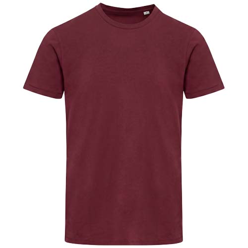 Balfour organiczna koszulka unisex o gramaturze 200 g/m² z krótkim rękawem i certyfikatem OCS Głęboki bordowy 3955722A (2)