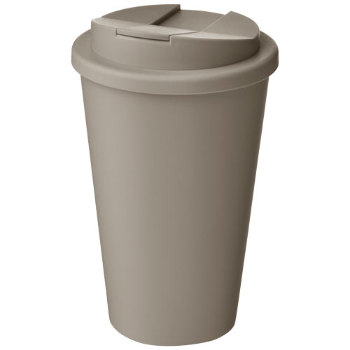 Izolowany kubek Americano® Renew o pojemności 350 ml z odporną na rozlanie pokrywką Kamienny szary 21042782 