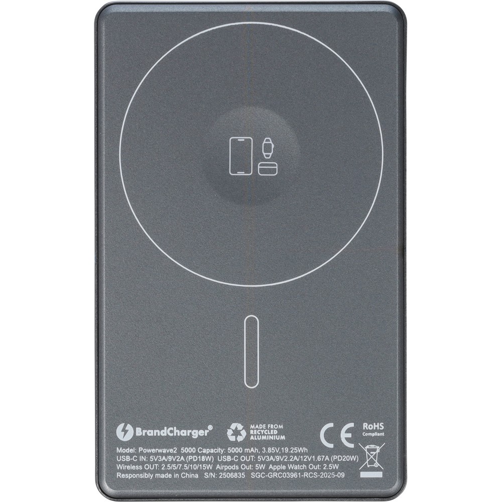 Power bank 5000 mAh BrandCharger Powerwave 2 Grafitowy VB338-15 (6)