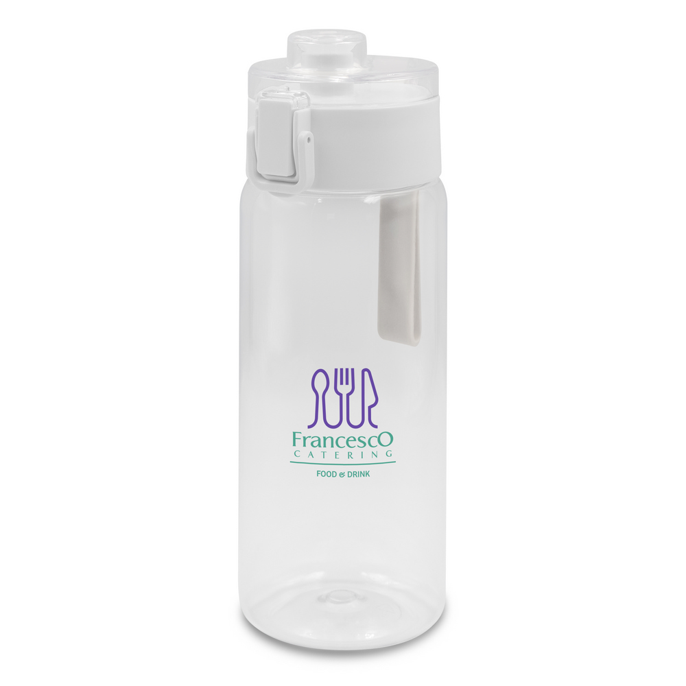 Butelka sportowa z Tritanu 500 ml | Esi Biały V1386-02 