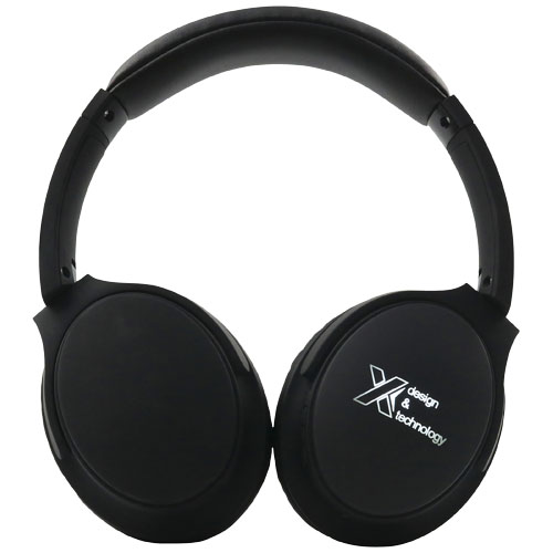 Słuchawki z podświetlanym logo bluetooth 5.0 - SCX.design E2 Czarny-Biały 1PX00600 (2)