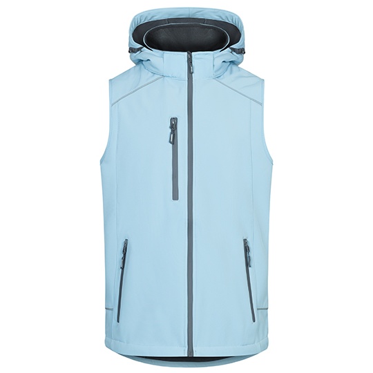 Kamizelka Męska Softshell Wodoodporna Ice Blue E7840-495399 