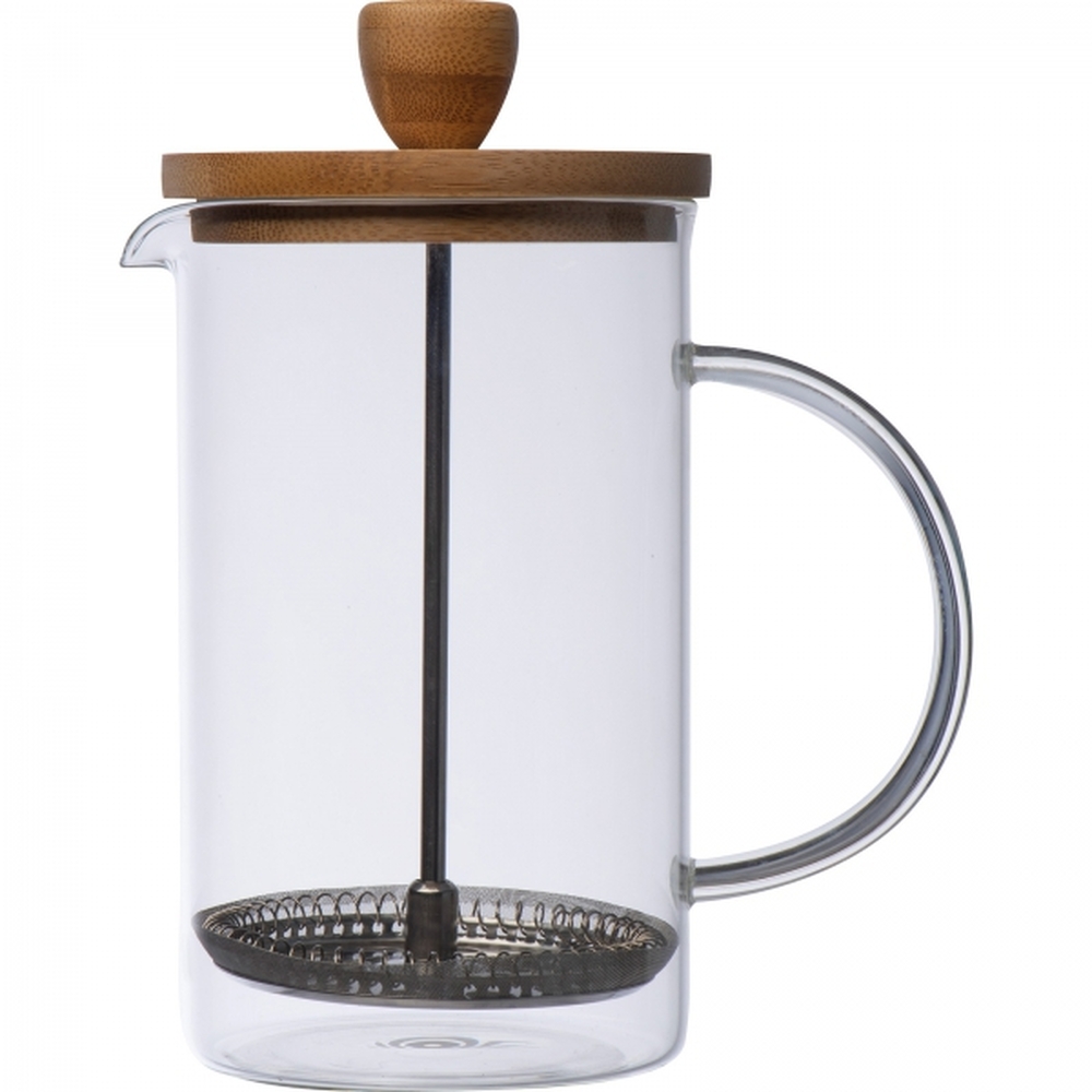 Dzbanek zaparzacz do kawy 600 ml NATHAN Przeźroczysty 8264066 (3)