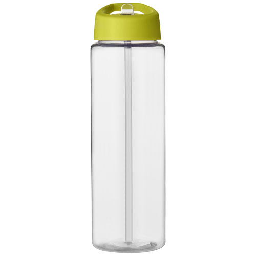Bidon H2O Vibe o pojemności 850 ml z wieczkiem z dzióbkiem Przezroczysty-Limonkowy 21009611 (2)