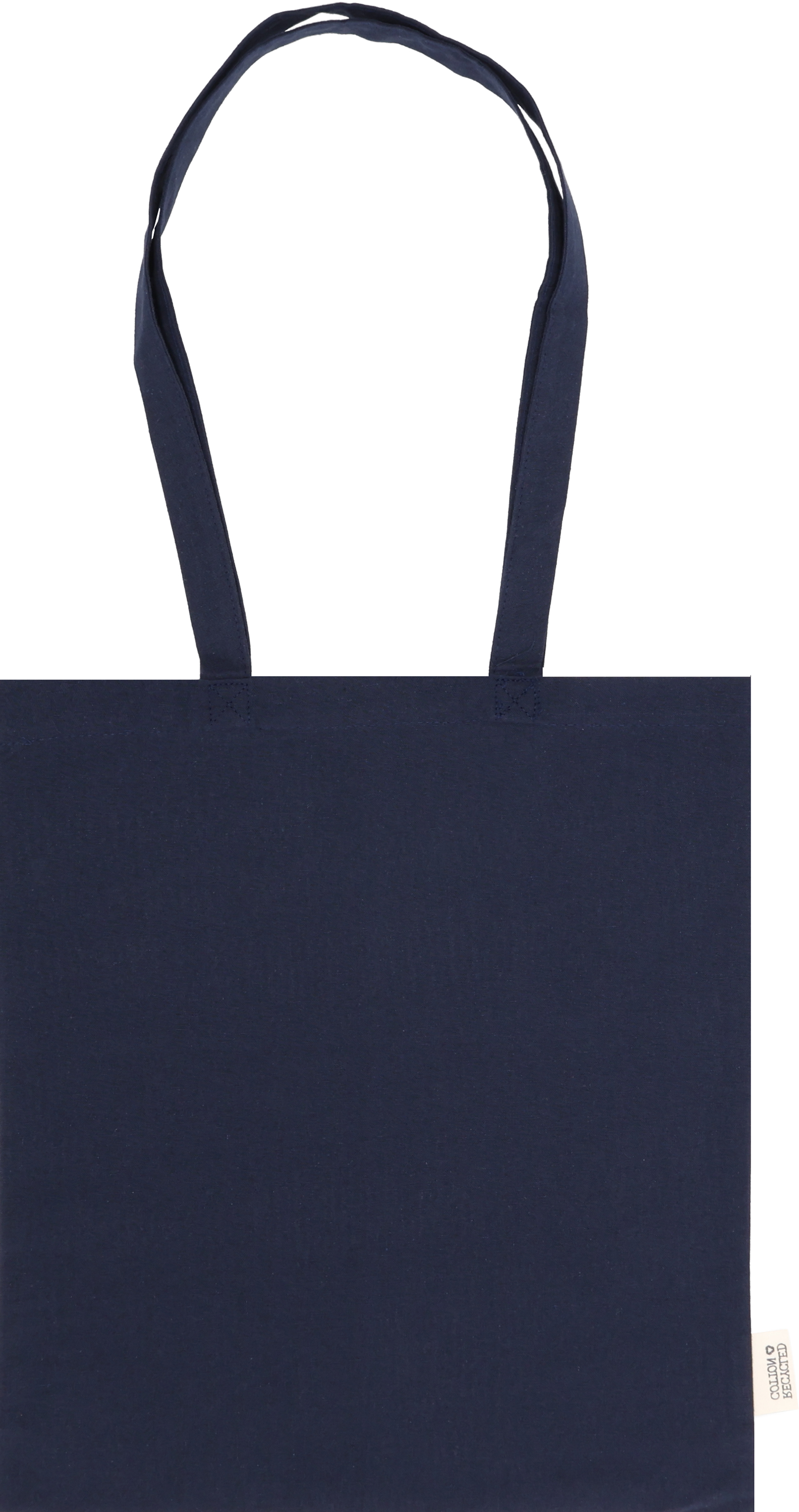 Torba bawełniana z długimi uszami 180g/m2 z materiałów z recyklingu GLEN Granatowy 6469844 (1)