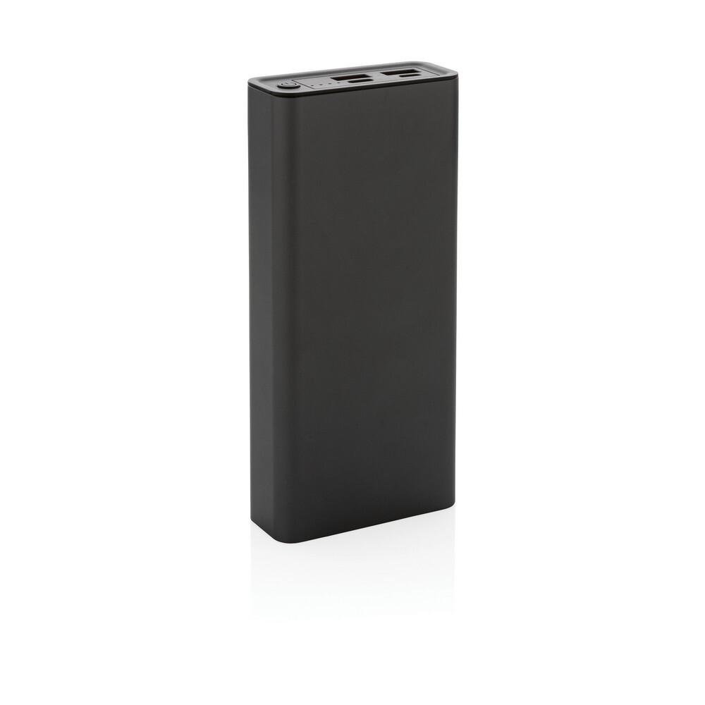 Gadżet reklamowy - Power bank 20000 mAh Terra, aluminium z recyklingu