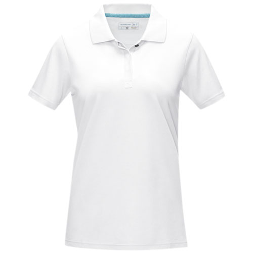 Damska organiczna koszulka polo Graphite z certyfikatem GOTS Biały 37509012 (3)