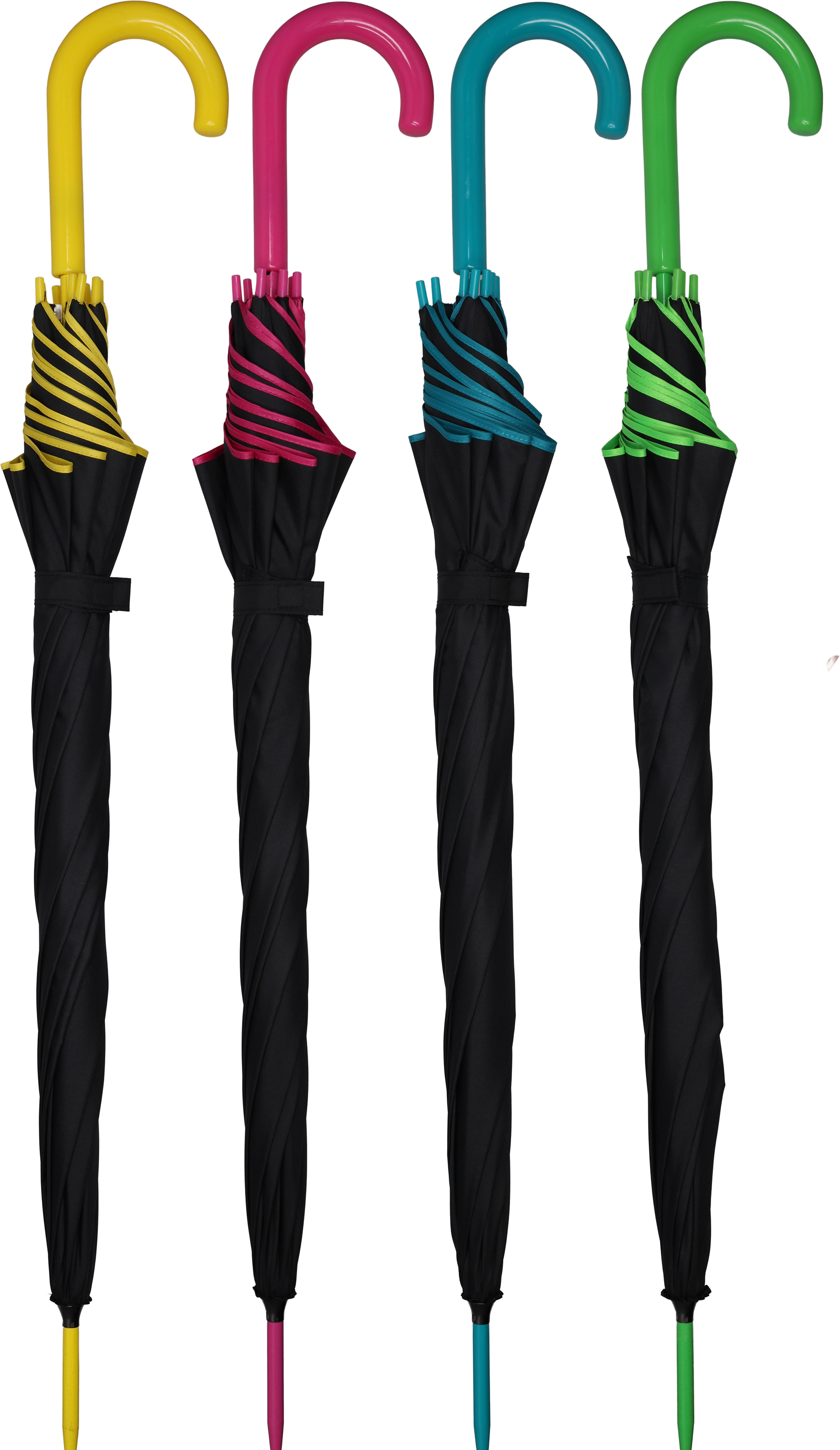 Parasol automatyczny Ø107 cm PARIS Jasnozielony 347229 (4)