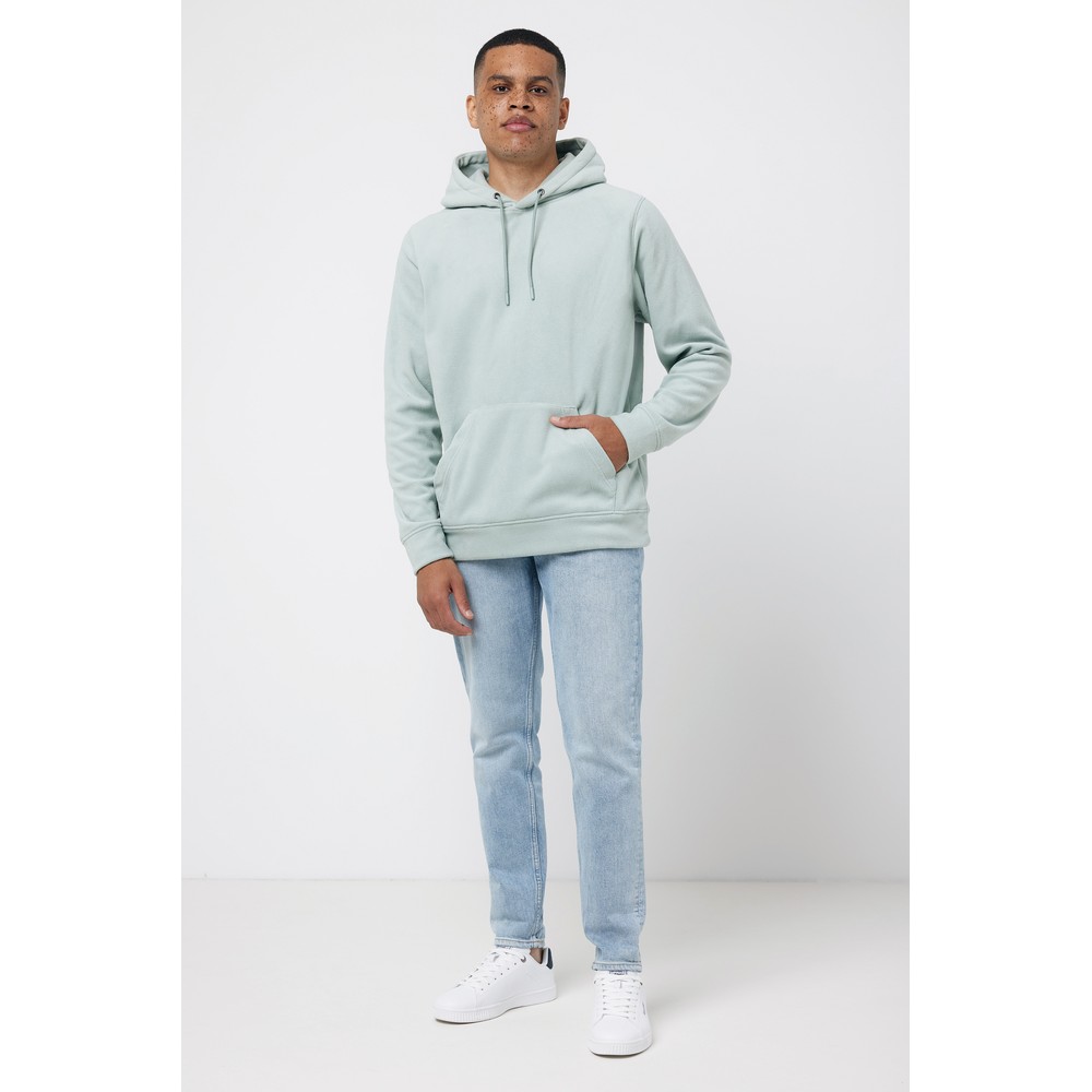 Bluza z kapturem z mikropolaru Iqoniq Trivor, RPET Zielony T9403.023.XXL (9)