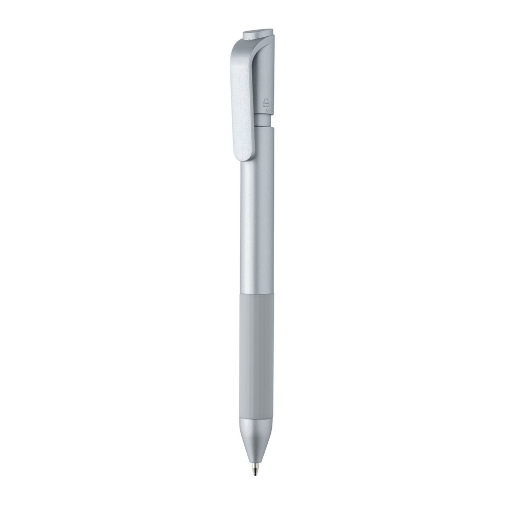 Długopis przekręcany TwistLock, RABS Srebrny P611.182 