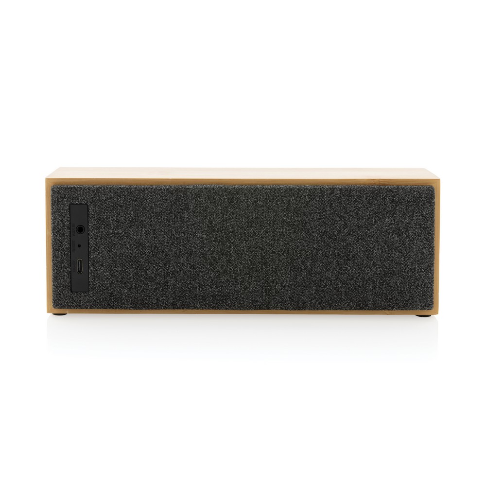 Bambusowy głośnik bezprzewodowy 10W Wynn Brązowy P329.649 (1)