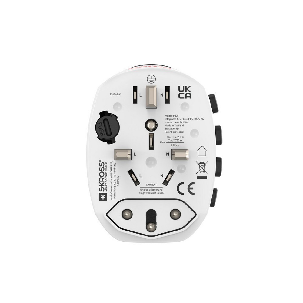 Adapter podróżny Skross for Hama Pro Biały VH050-02 (9)