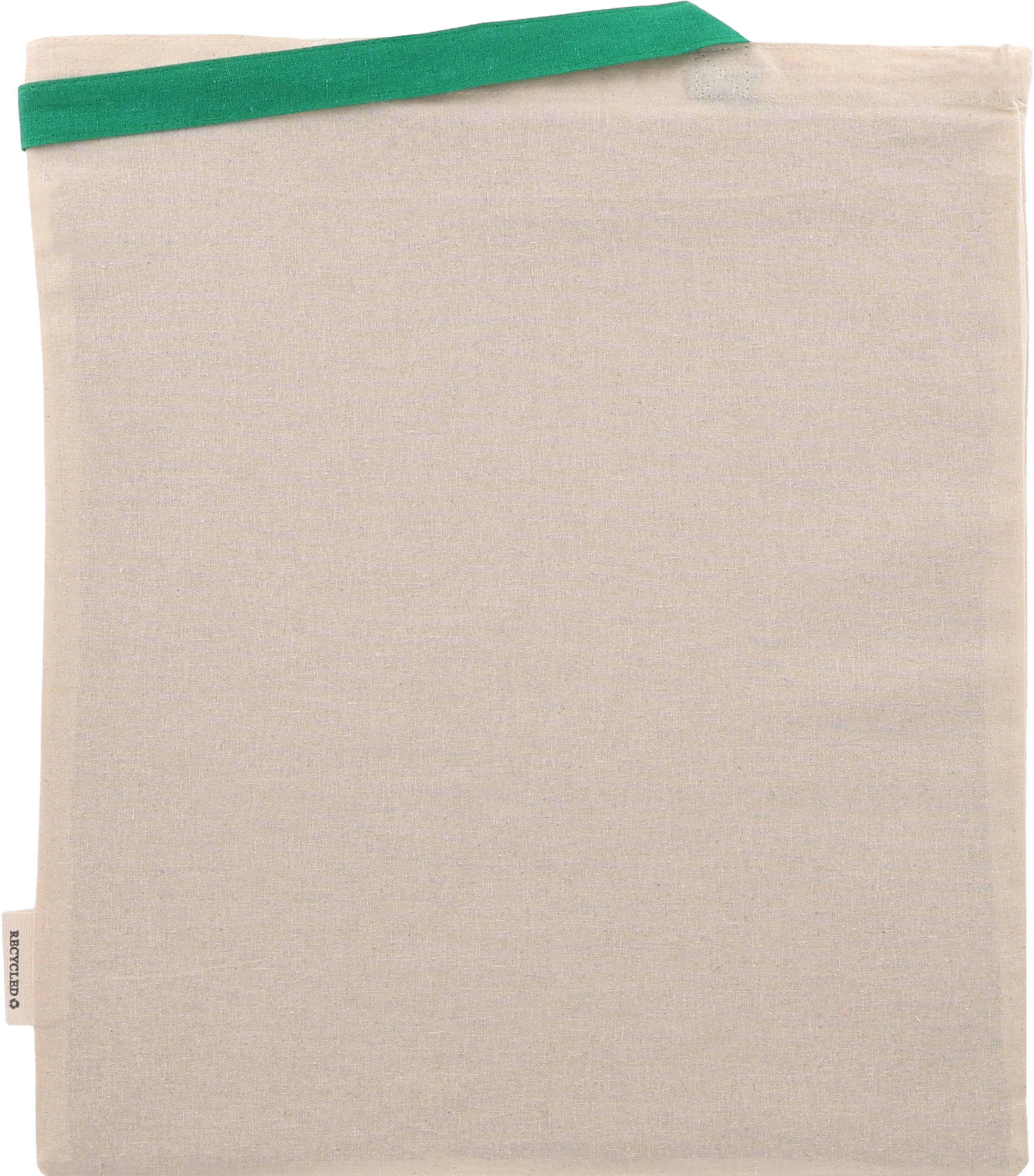 Torba bawełniana z długimi uszami, z recyklingu 140g/m2 CAMBRIDGE Zielony 545409 (3)